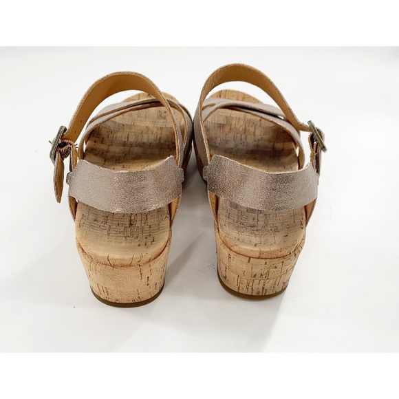 Kork-Ease Myrna Sandals in Soft Gold Size 8 - Picture 2 of 4